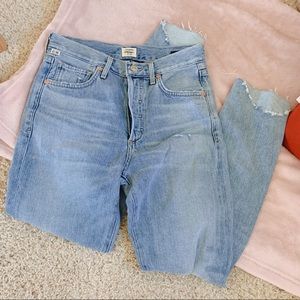 citizen of humanity high waisted jeans